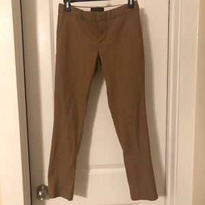 Banana Republic Camel Brown Wool Slacks 0P